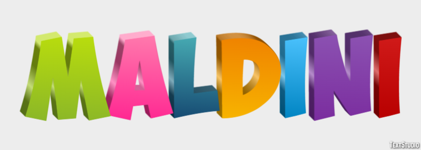 Maldini Text effect
