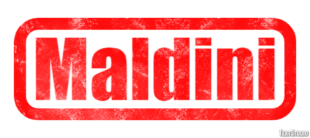 Maldini Text effect
