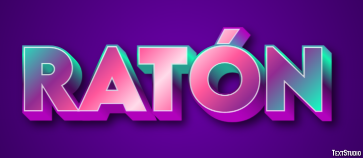 Ratón Efecto de Texto