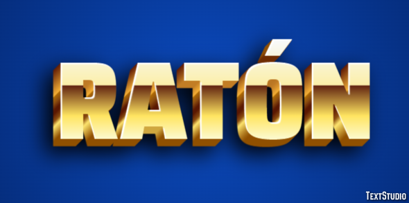 Ratón Effet de Texte