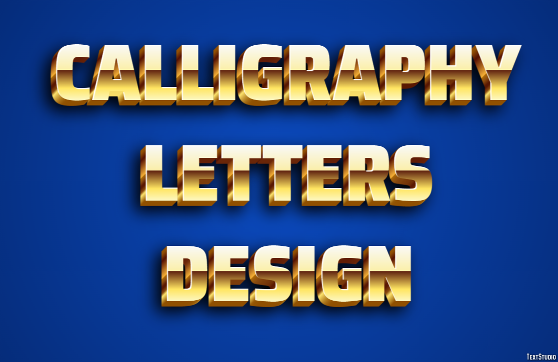 Calligraphy Letters Design Text Effect