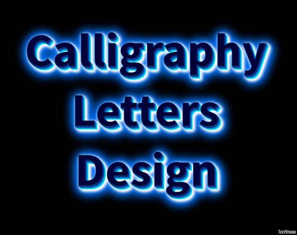 Calligraphy Letters Design Text Effect