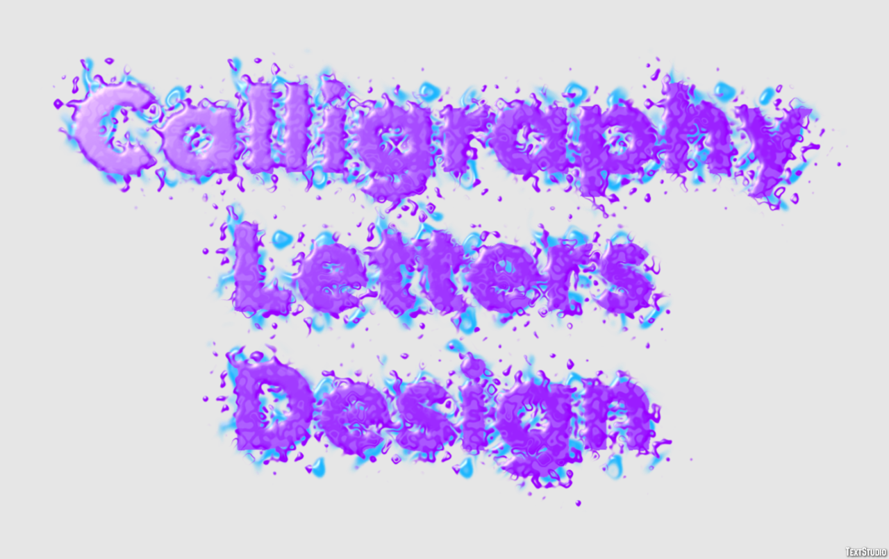 Calligraphy Letters Design Text Effect