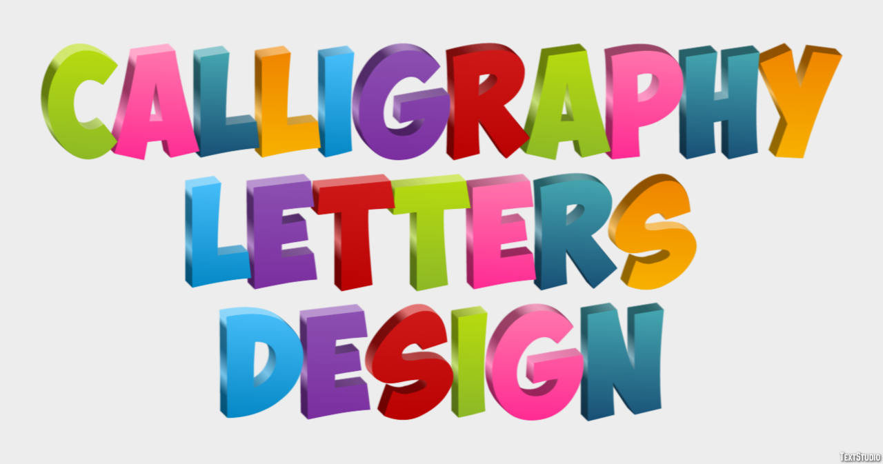 Calligraphy Letters Design Text Effect