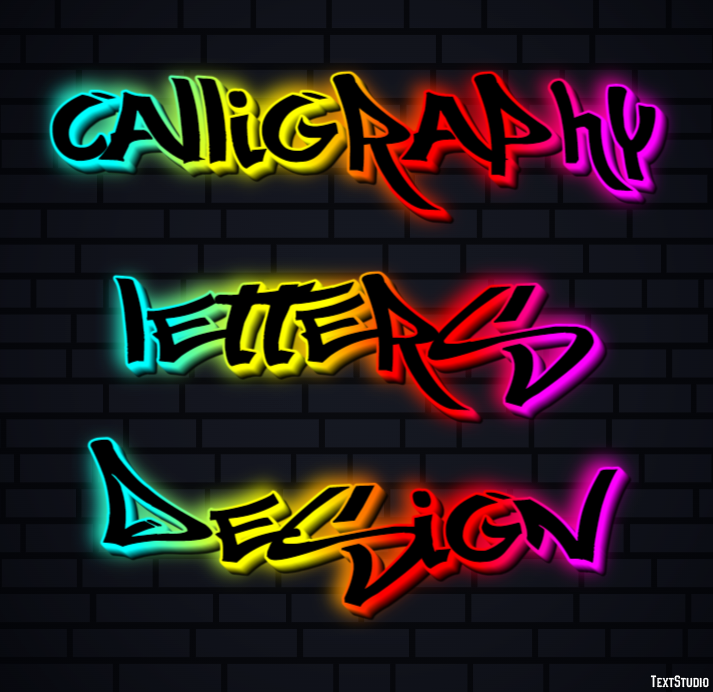 Calligraphy Letters Design Text Effect