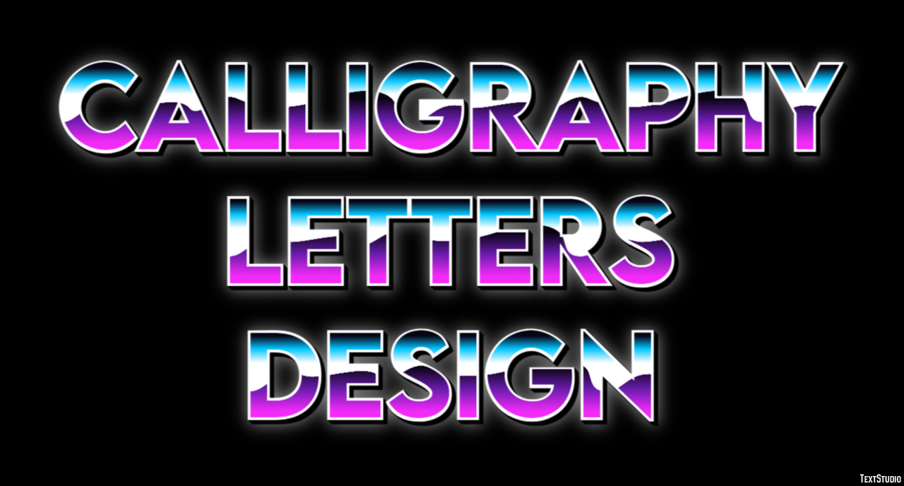 Calligraphy Letters Design Text Effect