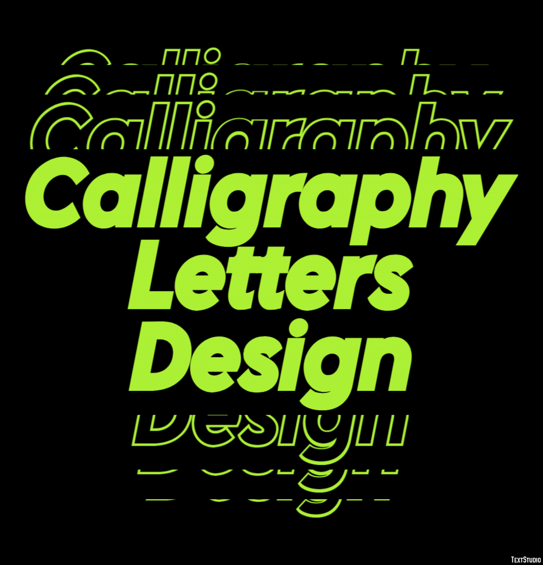 Calligraphy Letters Design Text Effect