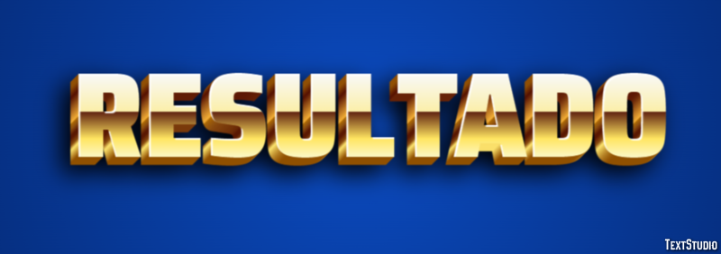 Resultado Efeito do texto
