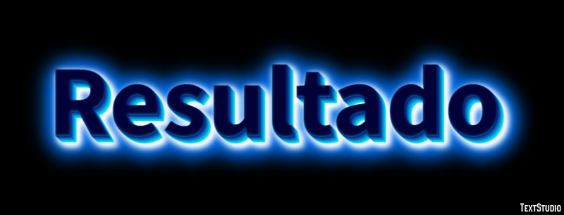 Resultado Efeito do texto