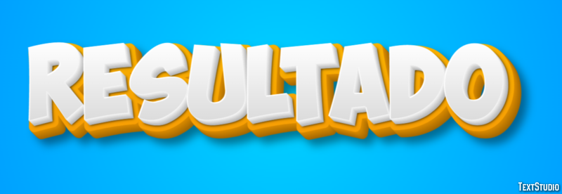 Resultado Efeito do texto