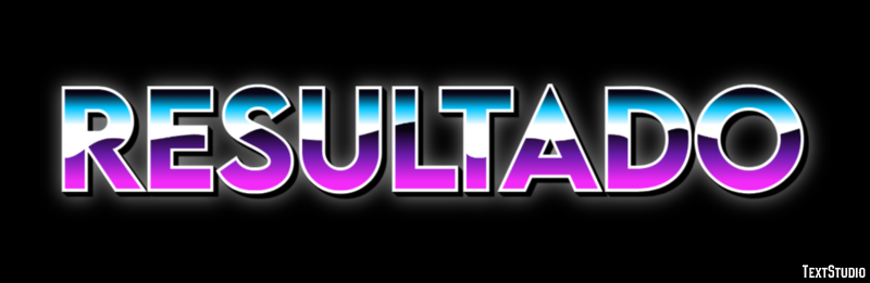Resultado Efeito do texto