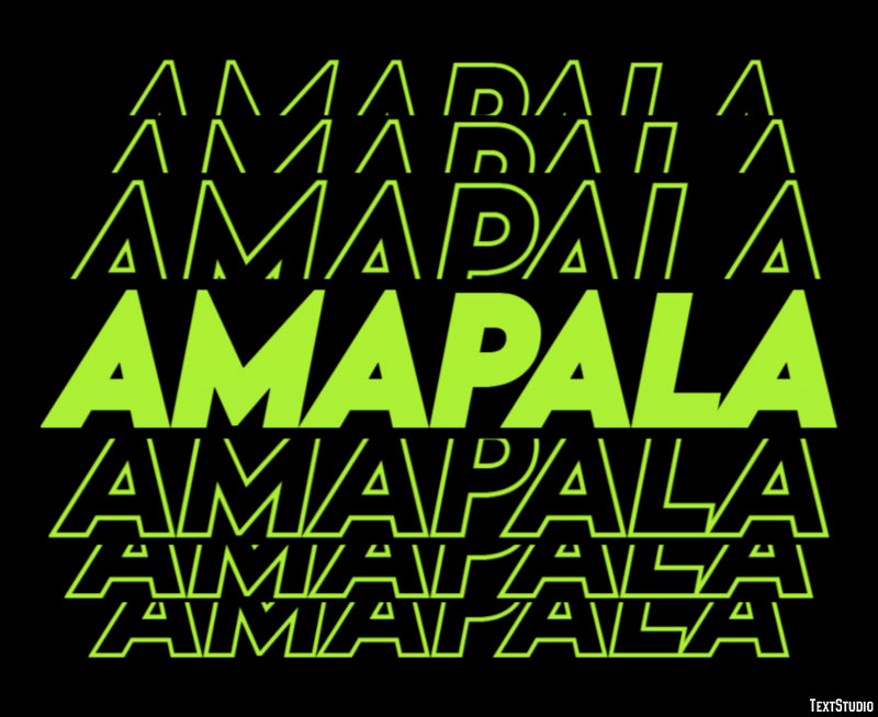 Amapala Effetto testo