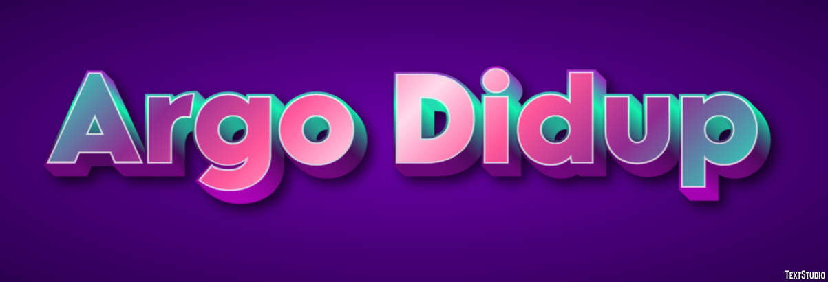 Argo Didup Text effect