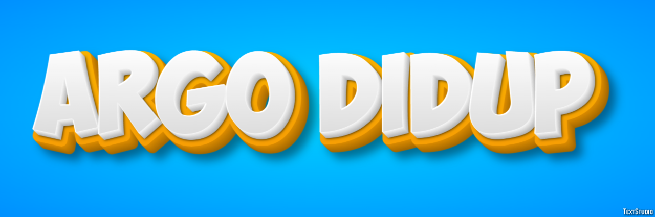 Argo Didup Tekst Effect