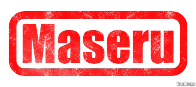 Maseru Efekt tekstowy
