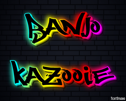 Banjo Kazooie Effet de Texte