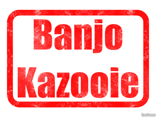 Banjo Kazooie Text Effect