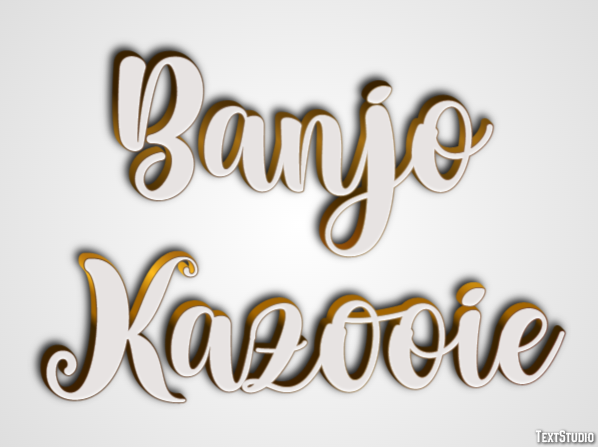 Banjo Kazooie Effet de Texte