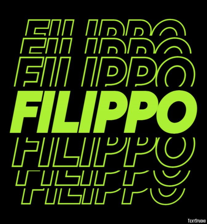 Filippo Effetto testo