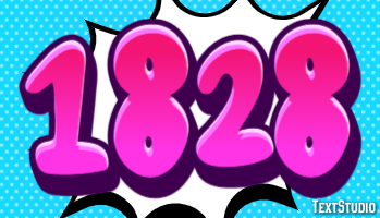 1828 Texteffekt