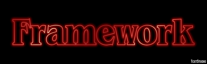 Framework Efeito de texto