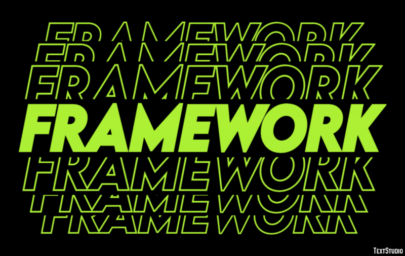 Framework Text Effect