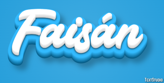 Faisán Efecto de texto