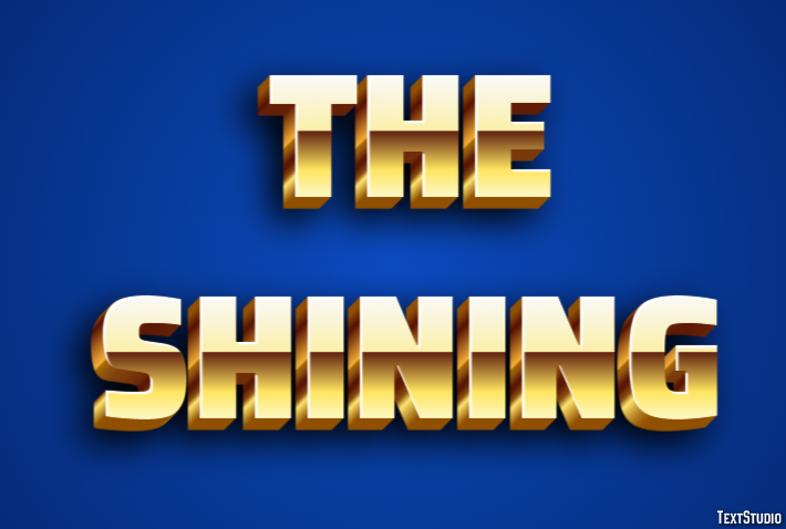 The Shining Text Effect