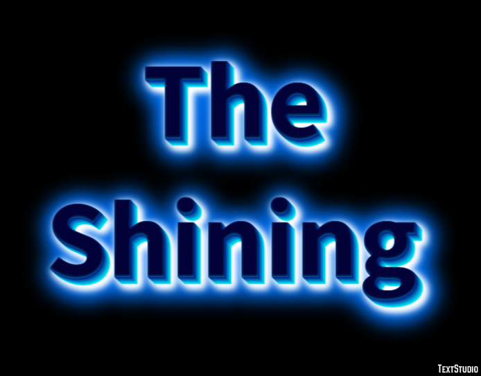 The Shining Efecto de Texto