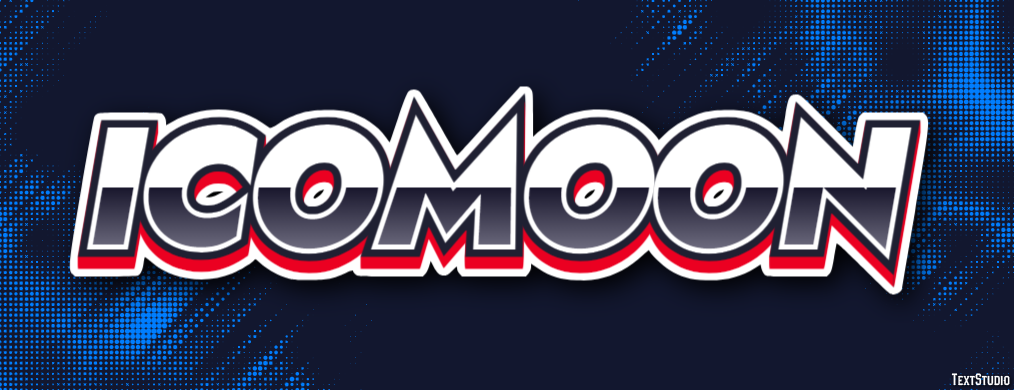 Icomoon Text Effect