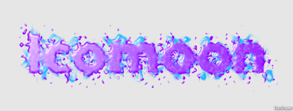 Icomoon Text Effect