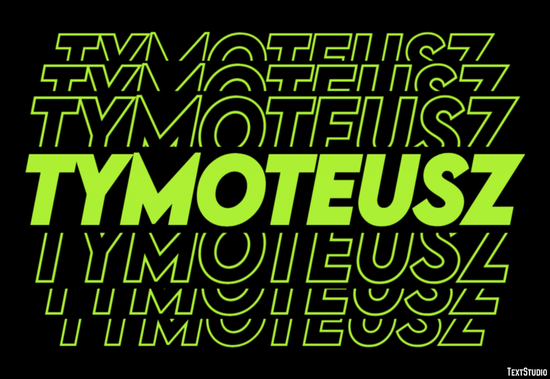 Tymoteusz Efekt tekstowy