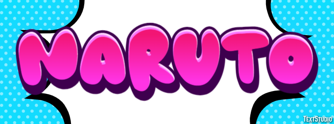 Naruto Text effect