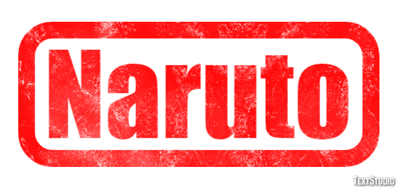 Naruto Text effect