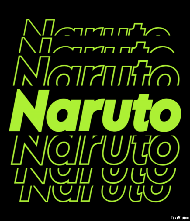 Naruto Text Effect