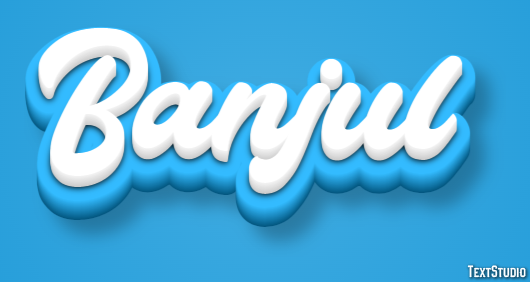 Banjul Text Effect