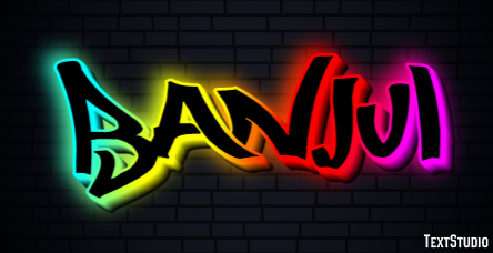 Banjul Text Effect