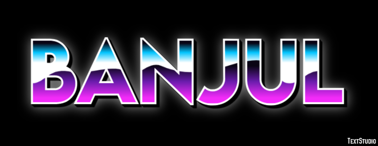Banjul Effet de texte