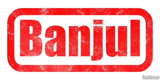 Banjul Effet de texte