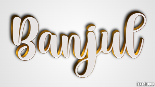 Banjul Effet de texte