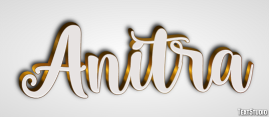 Anitra Text Effect