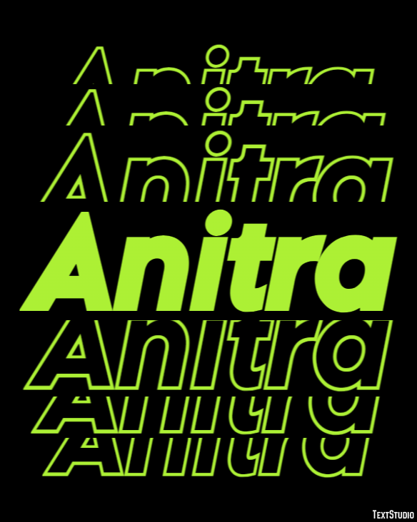 Anitra Text Effect