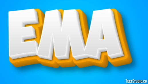 Ema Efeito de texto