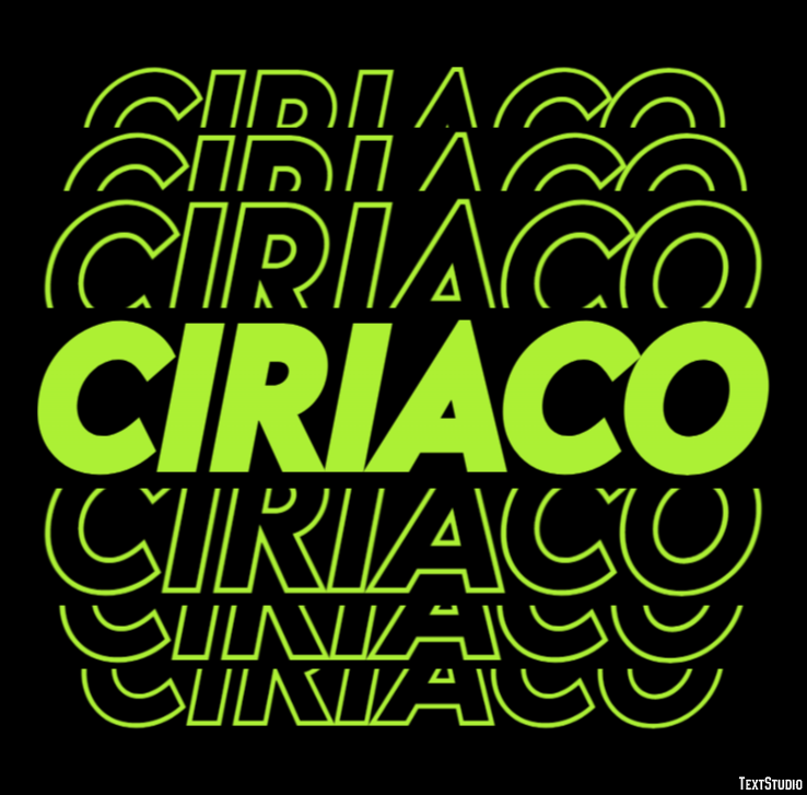 Ciriaco Effetto testo