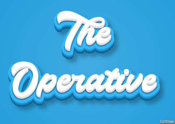 The Operative Effetto testo