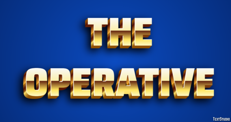 The Operative Effetto testo