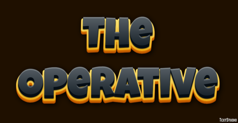 The Operative Effetto testo
