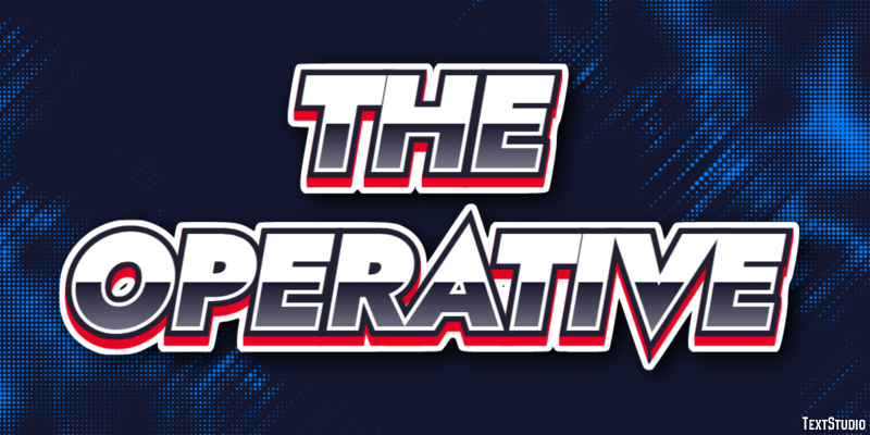 The Operative Effetto testo