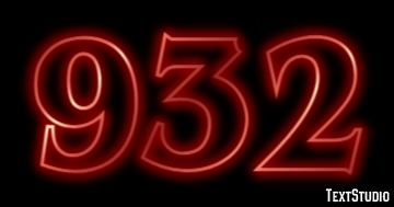 932 Tekst Effect
