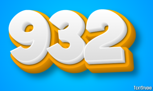 932 Tekst Effect